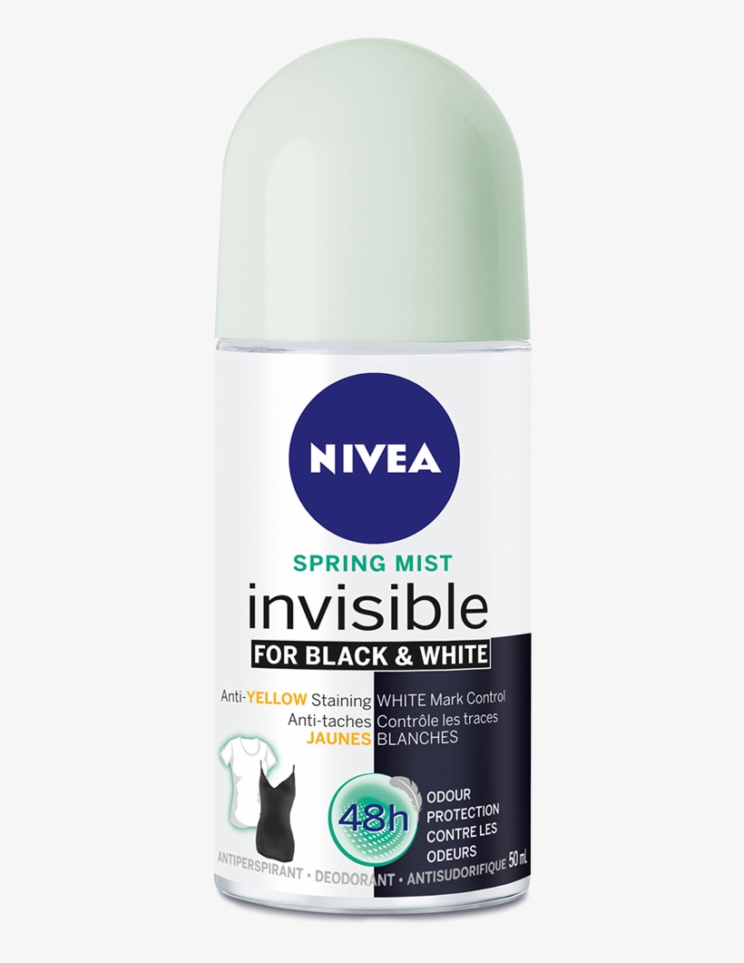 Nivea Invisible Black And White Pure, transparent png #3168649
