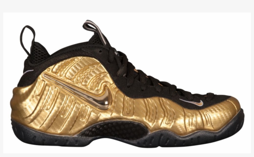 Nike Air - Nike Air Foamposite Pro Metallic Gold, transparent png #3168898