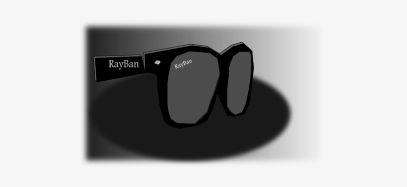 Sharrison2-rayban - Monochrome, transparent png #3168899