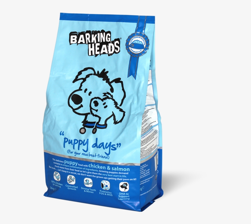 Puppy Days Dog Food - Barking & Meowing Heads Barking Heads Puppy Days, transparent png #3168946