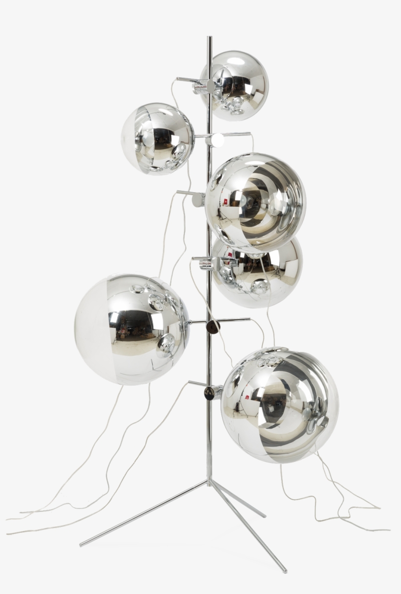 Replica Mirror Ball Stand - Melt Stand Chandelier Gold Replica, transparent png #3168969