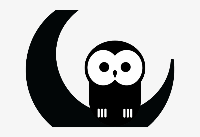 Snowy Owl Clipart Night Owl - Owl Logo Transparent, transparent png #3169930