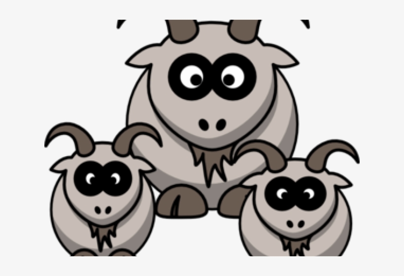 Goat Clipart Baby Goat - Cartoon Goat, transparent png #3169984