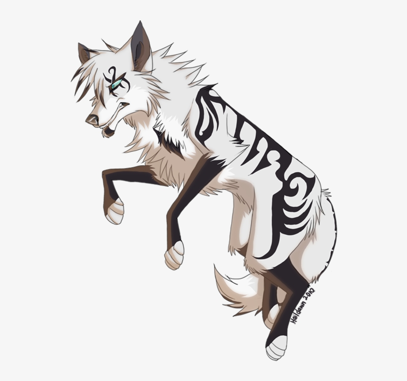 Bulletproof By Haildawn On Deviantart Anime Kitten, - Animal Anime Wolf, transparent png #3170009