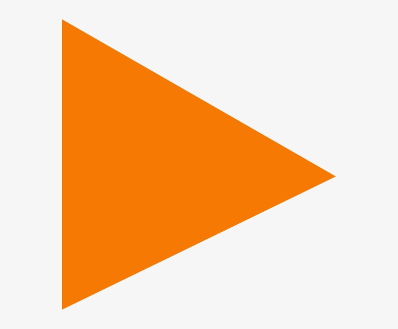 Triangle Clipart Small - Orange Pennant, transparent png #3170031