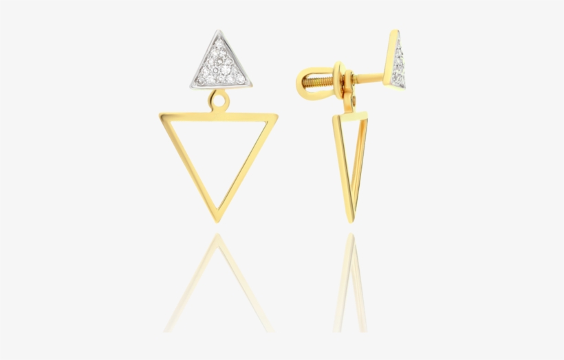 Triangle Loop - Yellow Gold - Gold, transparent png #3170258