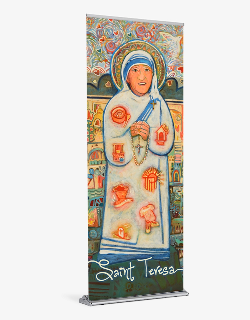 Mother Teresa - Painting, transparent png #3170466