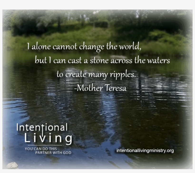 Change The World Mother Teresa - Poster, transparent png #3170663