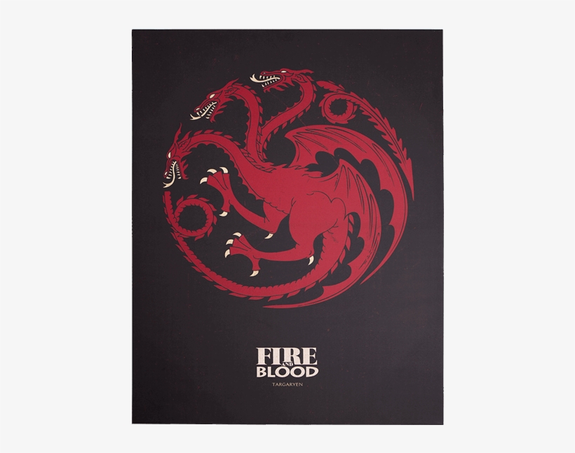 1 Of - House Targaryen Sigil, transparent png #3170747