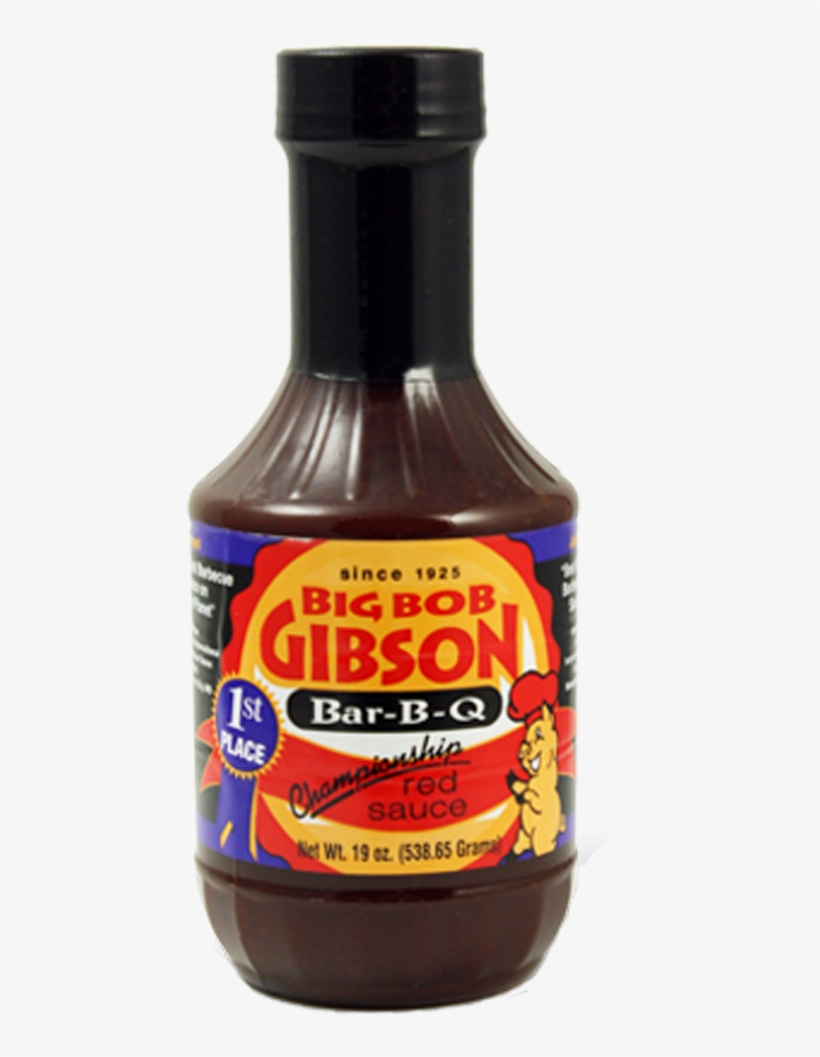 Big Bob Gibson Bar B Q Red Sauce 19 Oz - Big Bob Gibson Bbq Championship Red Sauce, transparent png #3171028
