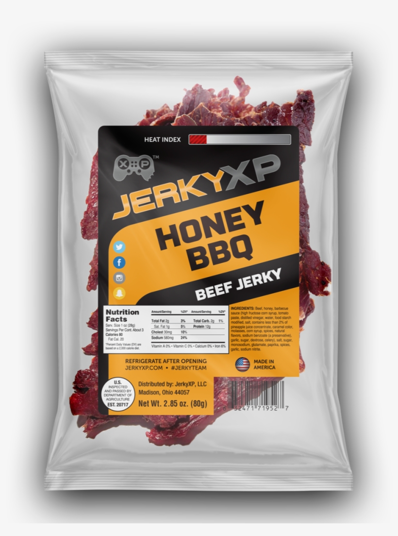 Honey Bbq - Sweet Bbq Jerkyxp, transparent png #3171510