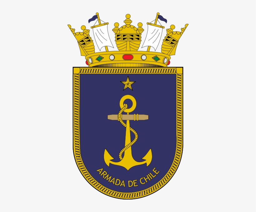 388px-coat Of Arms Of The Chilean Navy - Marinha Do Brasil, transparent png #3171560