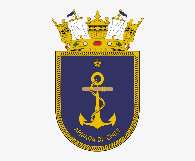 388px-coat Of Arms Of The Chilean Navy - Marinha Do Brasil, transparent png #3171560