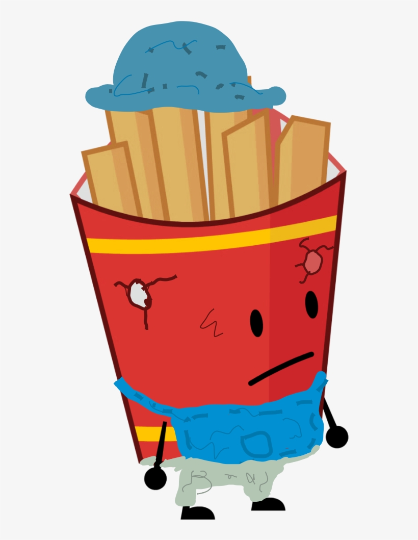 Scarecrow Fries 0 - Bfb X In Fries, transparent png #3171638