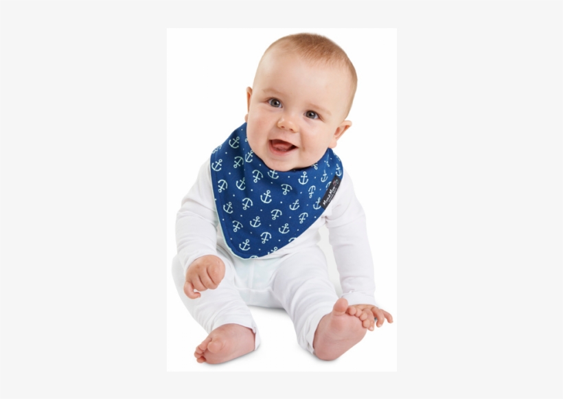 Sale Mum 2 Mum Fashion Bandana Wonder Bib Navy Anchor - Baby, transparent png #3171803