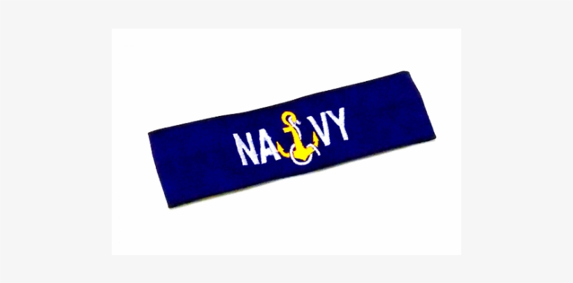 Us Navy Fashion Embroidered Headband - Mamasewz Navy Fashion Embroidered Headband, Navy, Navy, transparent png #3171828
