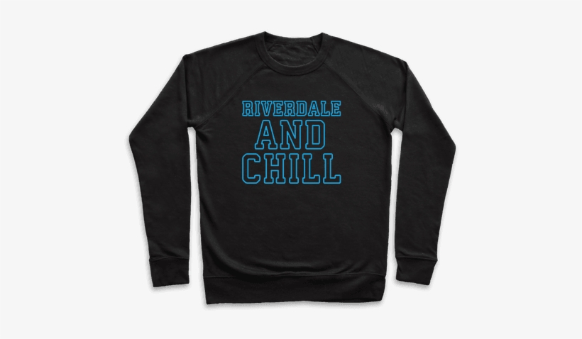 Riverdale And Chill Parody White Print Pullover - You Are Dead Inside But It's Christmas, transparent png #3171983