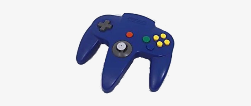 Nintendo 64 Blue Controller - Nintendo 64, transparent png #3172116