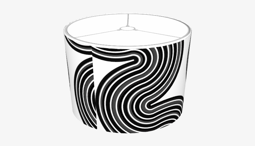Black And Gray Curvy Lines - Coffee Table, transparent png #3172185