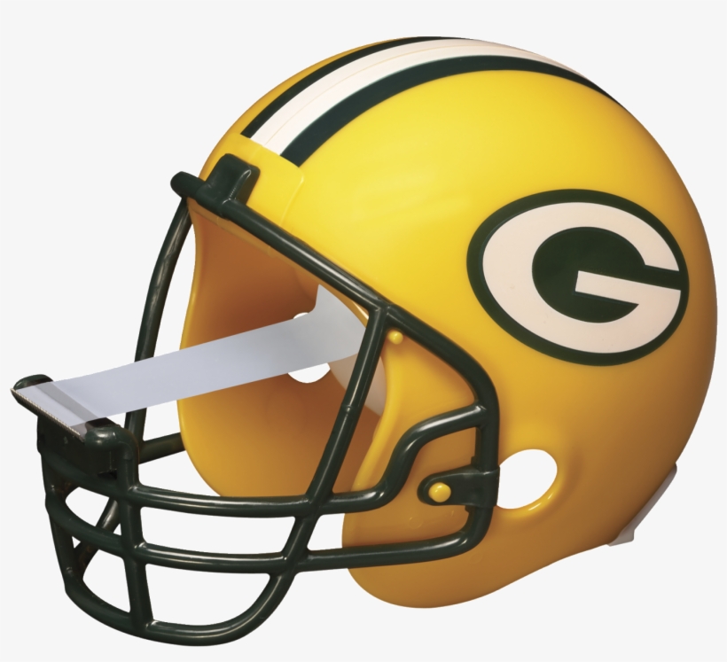 Scotch Nfl Green Bay Packers Helmet Tape Dispenser - Scotch Magic Tape Dispenser, New York Jets Football, transparent png #3172238