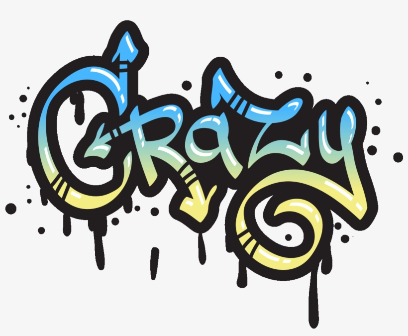 Sticker Graffiti Crazy Ambiance Sticker Col Sand A029 - Graffiti Crazy, transparent png #3172406