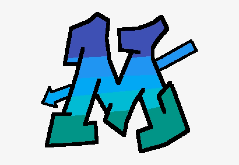Grafiti Letter M - Alphabet, transparent png #3172891