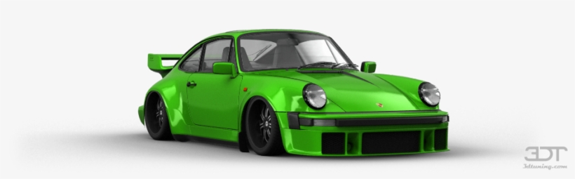 Porsche 911 Turbo Coupe 1978 Tuning - Porsche Rwb 3d Model, transparent png #3173271