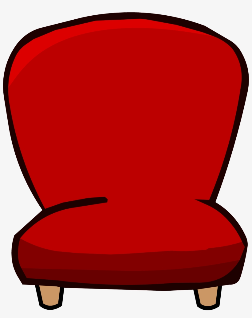 Red Chair - Png - Chair, transparent png #3173543
