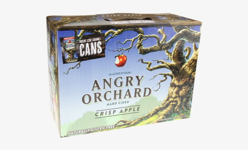 Angry Orchard Hard Cider Crisp Apple 12 Pack - Angry Orchard Crisp Apple Hard Cider - 6 Pack, 12 Fl, transparent png #3173668