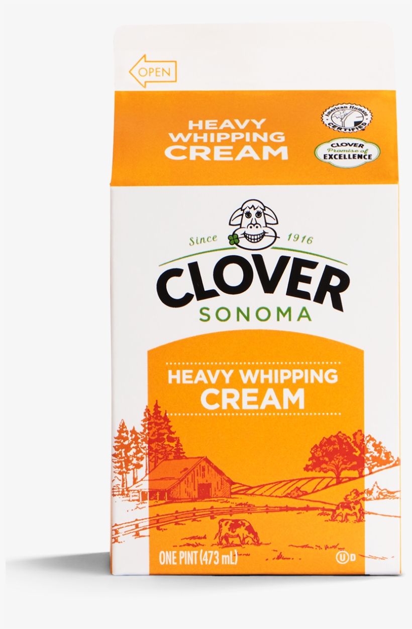 Clover Sonoma Heavy Whipping Cream, transparent png #3173816