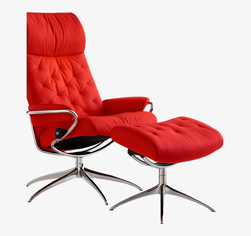 Metro - Stressless Metro Chair & Ottoman, transparent png #3174180