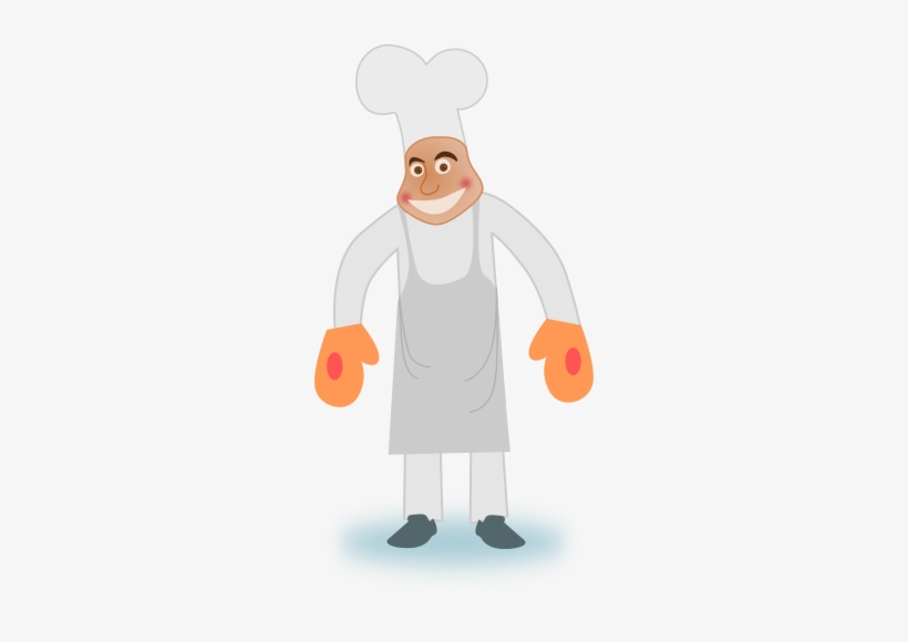 Cooking Clipart Master Chef - Cartoon Bbq Chef Sticker, transparent png #3174213