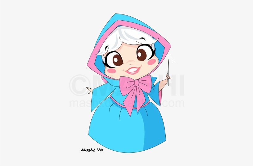 Chibi *fairy Godmother* ["cinderella" ]~[artistic Work - Cinderella Fairy Godmother Anime, transparent png #3174545