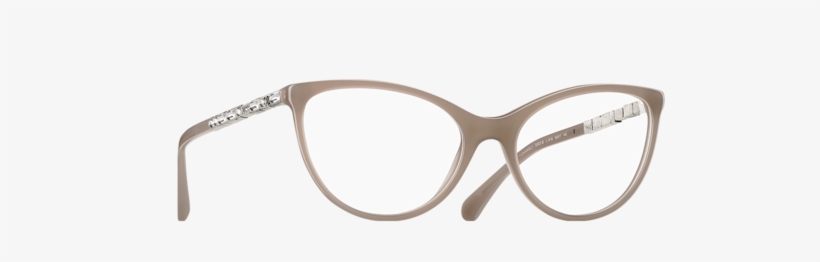 Cat Eye Acetate Eyeglasses With - Chanel Cat Eye Glasses, transparent png #3174786