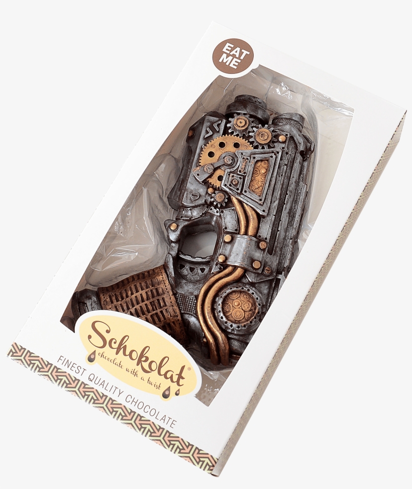 Chocolate Steampunk Gun - Schokolat Chocolate Horse Shoe, transparent png #3174811