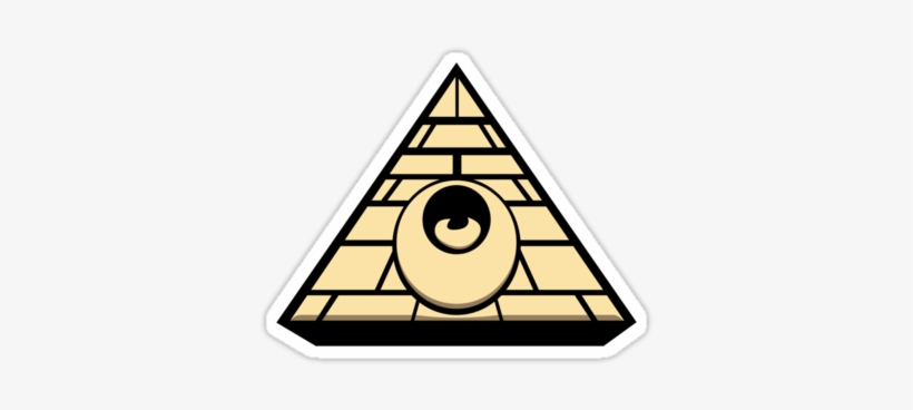 "all Seeing Eye " Stickers By Thetrend - Spanish Connectives, transparent png #3175103