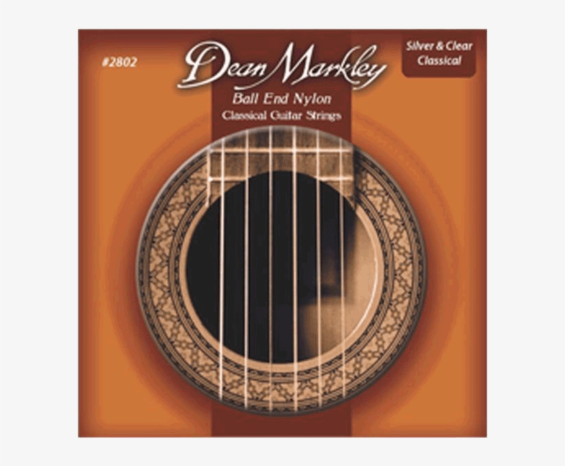 Dean Markley Ball End 2802 Nylon Silver And Clear Classical - Dean Markley Dm 2830 Master Series Classic, transparent png #3175263