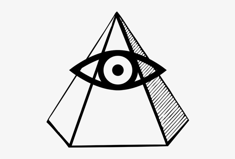 Eye On Pyramid - Pyramid, transparent png #3175267