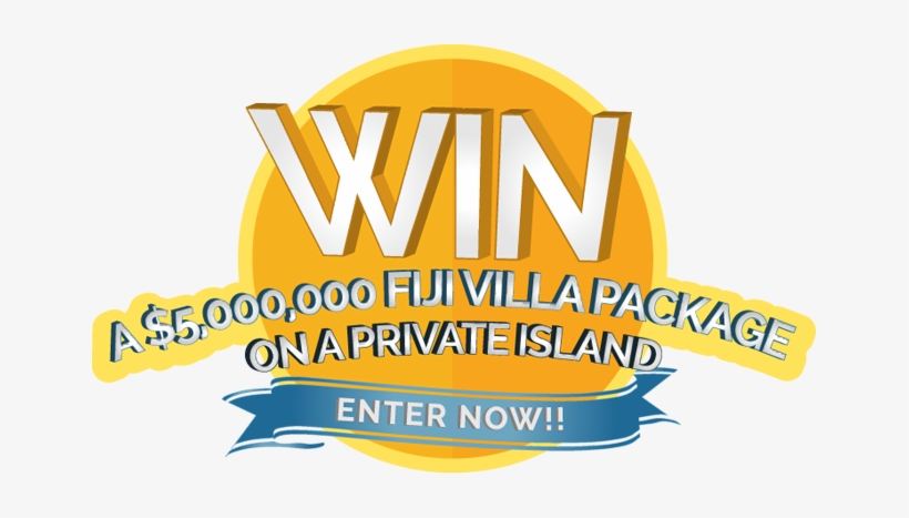 First Prize 5 Of 5 Amazing Fiji Villas Usd $5m Package - Site Map, transparent png #3175564