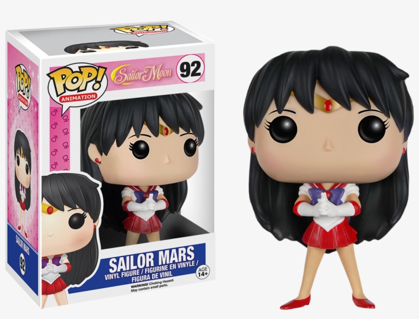 Sailor Mars Pop Vinyl Figure - Sailor Mars Pop, transparent png #3175769