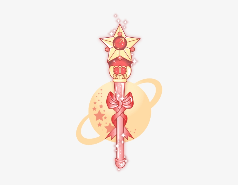 Sailor Mars Transformation Wand - Sailor Venus Transformation Wand, transparent png #3175861