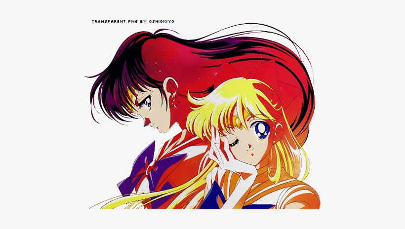 Sailor Moon, Sailor Mars, And Sailor Venus Image - Sailor Mars Sailor Venus, transparent png #3175952