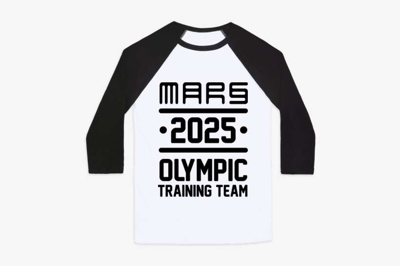 Mars Olympics Baseball Tee - So Sad Alexa Play Despacito, transparent png #3176072
