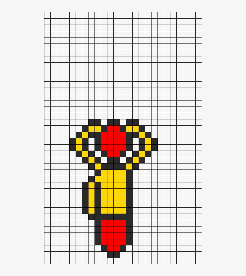 Sailor Mars Transformation Stick Perler Bead Pattern - Perler Bead Designs Sailor Mercury Wand, transparent png #3176117