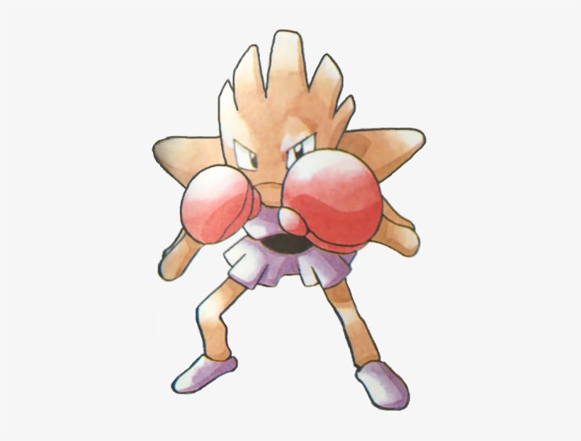 Now Those Men In Black Are Blocking The Gym So Were - Imágenes De Pokemon Hitmonchan, transparent png #3176321