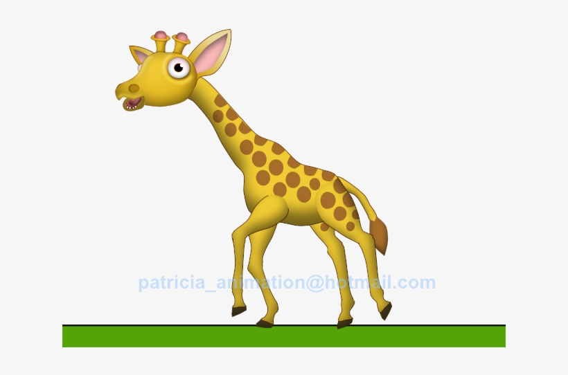 Moving Clipart Giraffe - Animation Giraffe, transparent png #3176466