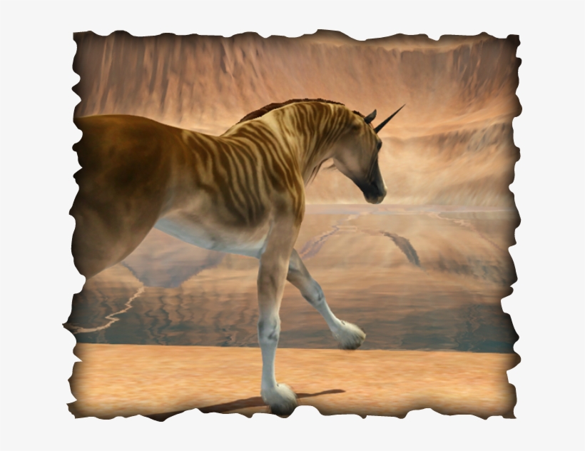 The Desert Unicorn Was First Found In The Wilds Of - Mane, transparent png #3176548
