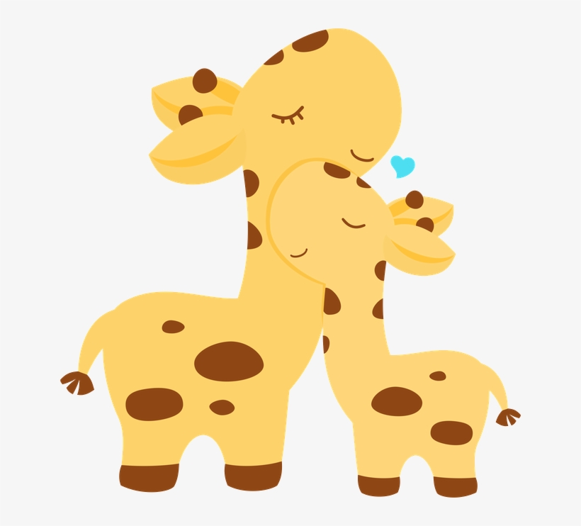 Safari & Zoo - Drawings Of Giraffe Family, transparent png #3176710