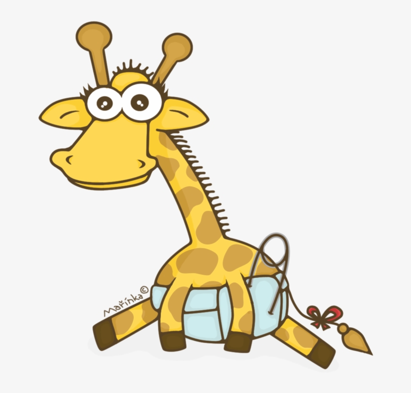 Relateret Billede - Baby Giraffe In Diaper Clipart, transparent png #3176765
