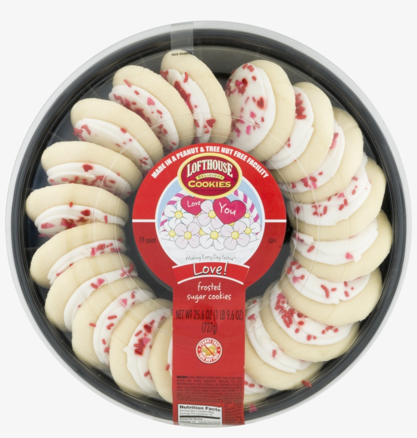 Frosted Sugar Cookies - Lofthouse Frosted Sugar Cookies Walmart, transparent png #3177171